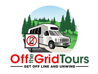 Off the Grid Tours logo design by CreativeMania