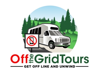 Off the Grid Tours logo design by CreativeMania