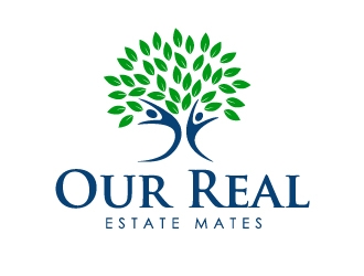 Our Real Estate Mates logo design by Marianne