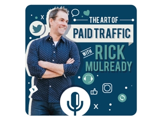 The Art of Paid Traffic with Rick Mulready logo design by gogo