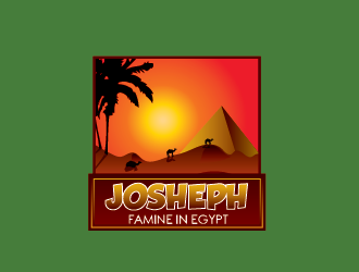 Joseph: Famine in Egypt logo design by SiliaD