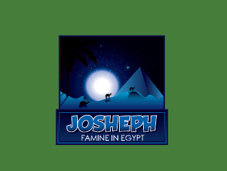 Joseph: Famine in Egypt logo design by SiliaD