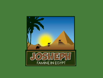 Joseph: Famine in Egypt logo design by SiliaD