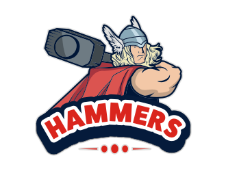Hammers logo design by ramapea