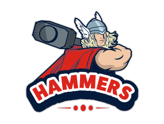 Hammers logo design by ramapea