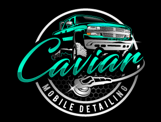 Caviar Mobile Detailing logo design by THOR_