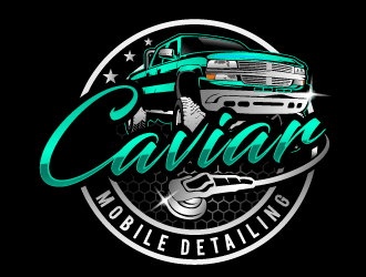 Caviar Mobile Detailing logo design by THOR_