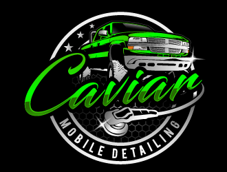 Caviar Mobile Detailing logo design by THOR_