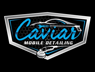Caviar Mobile Detailing logo design by ruki