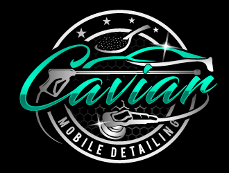 Caviar Mobile Detailing logo design by THOR_
