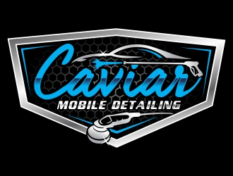Caviar Mobile Detailing logo design by ruki
