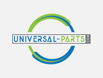 Universal-Part.com logo design by Henduino
