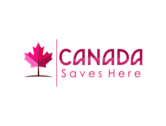 Canada Saves Here logo design by ROSHTEIN