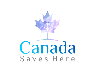 Canada Saves Here logo design by ROSHTEIN