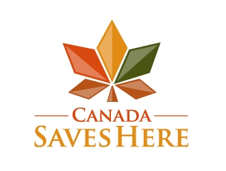 Canada Saves Here logo design by ElonStark