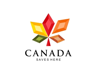 Canada Saves Here logo design by yunda