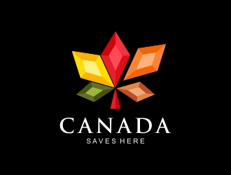 Canada Saves Here logo design by yunda