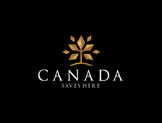 Canada Saves Here logo design by giphone