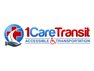 1 Care Transit logo design by Dakon