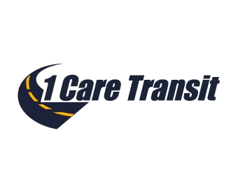 1 Care Transit logo design by ElonStark