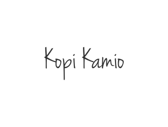 Kopi Kamio logo design by salis17