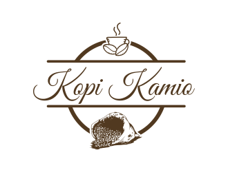 Kopi Kamio logo design by ROSHTEIN