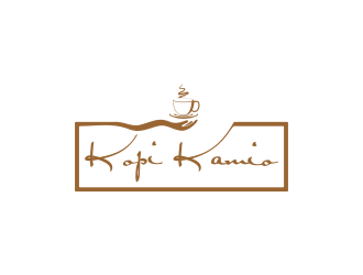 Kopi Kamio logo design by ROSHTEIN