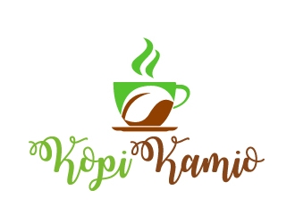 Kopi Kamio logo design by ElonStark