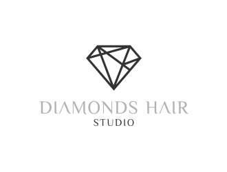 Diamonds Hair Studio logo design by Gravity
