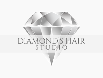 Diamonds Hair Studio logo design by AYATA