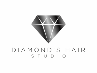 Diamonds Hair Studio logo design by Mahrein