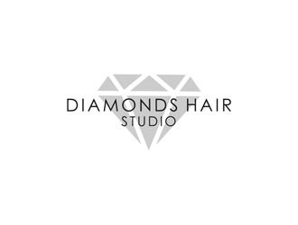 Diamonds Hair Studio logo design by kurnia
