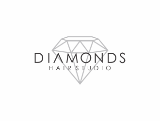 Diamonds Hair Studio logo design by agus