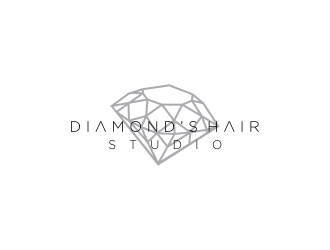 Diamonds Hair Studio logo design by oke2angconcept