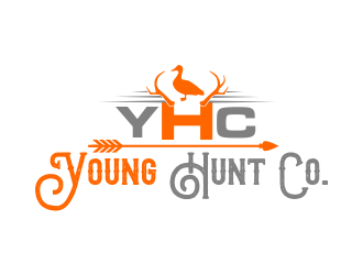 YOUNG HUNT CO. logo design by ROSHTEIN