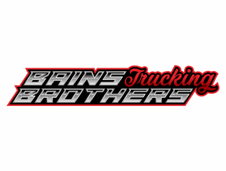 BAINS BROTHERS TRUCKING / BAINS BROS TRUCKING logo design by hidro