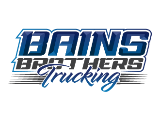 BAINS BROTHERS TRUCKING / BAINS BROS TRUCKING logo design by PRN123