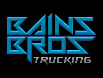 BAINS BROTHERS TRUCKING / BAINS BROS TRUCKING logo design by MCXL