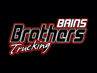 BAINS BROTHERS TRUCKING / BAINS BROS TRUCKING logo design by MCXL