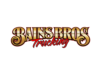 BAINS BROTHERS TRUCKING / BAINS BROS TRUCKING logo design by VhienceFX