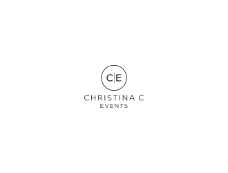Christina C Events  logo design by haidar