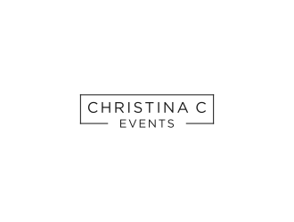 Christina C Events  logo design by haidar