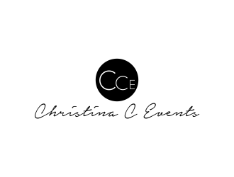 Christina C Events  logo design by ROSHTEIN