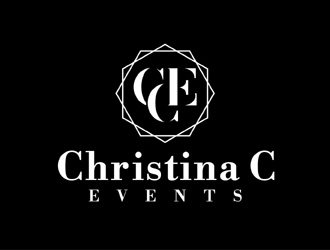 Christina C Events  logo design by MAXR