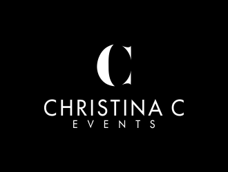 Christina C Events  logo design by oke2angconcept