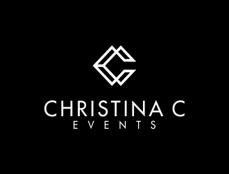 Christina C Events  logo design by oke2angconcept