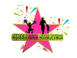 Cheer Diva Athletics logo design by ROSHTEIN