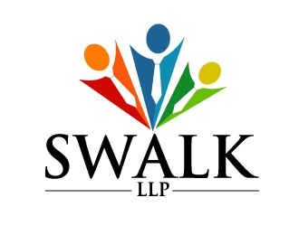 SWALK LLP   logo design by ElonStark