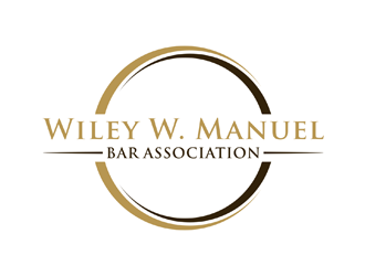 Wiley W. Manuel Bar Association logo design by johana