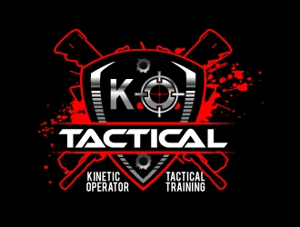 K.O. Tactical (It stand for Kinetic Operator Tactical Training) logo design by aRBy